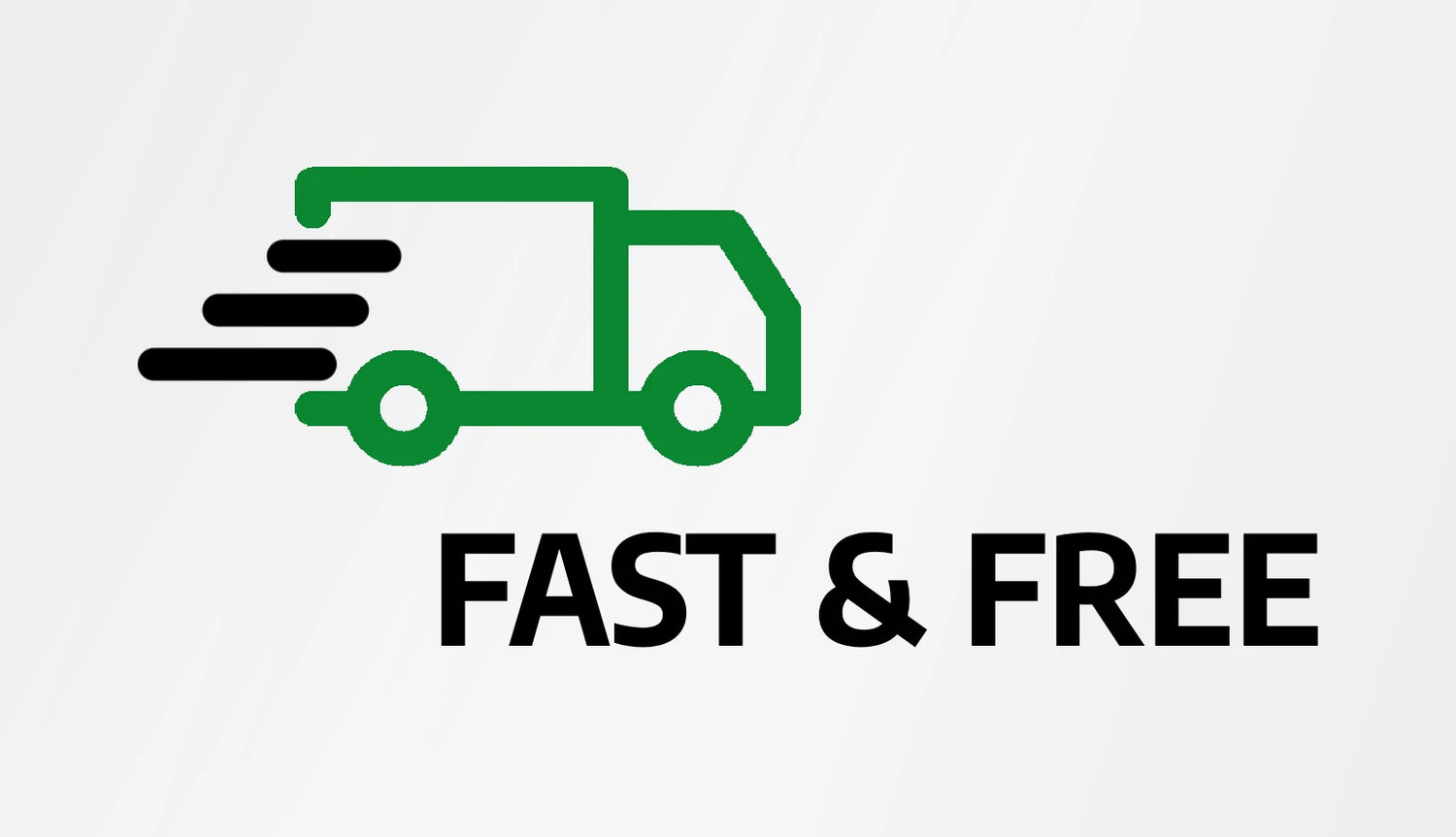 Fast Free Shipping Icon Banner