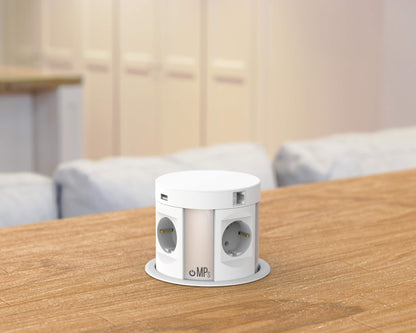 EU Quad Sided Outlet White Lifestyle Image