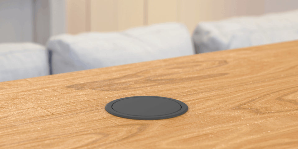 Black Pop Up Socket Top View